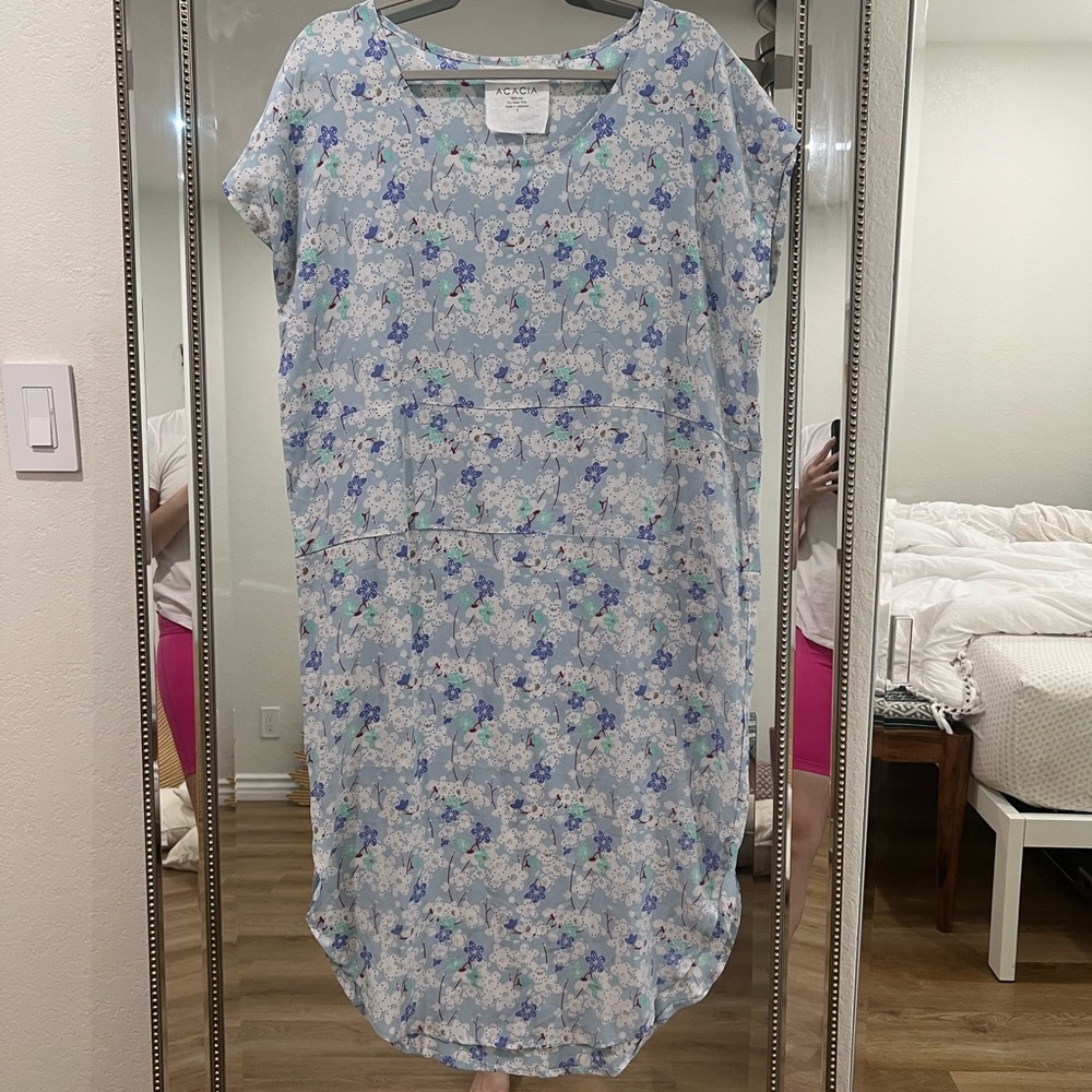 Acacia blue cherry blossom Nacula dress